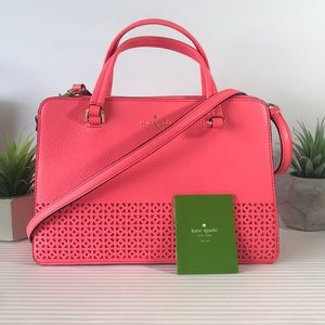 NWT Kate Spade Lise Wakefield Lane Leather Satchel